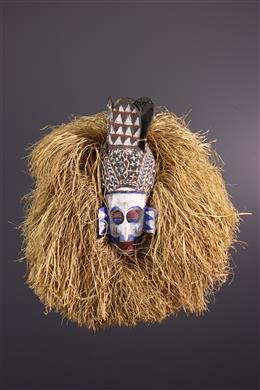Yaka / Zombo-Maske mit Griff