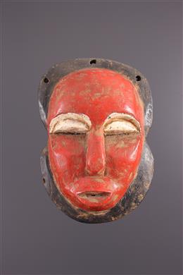 Stammeskunst - Polychrome Nyamwezi-Maske