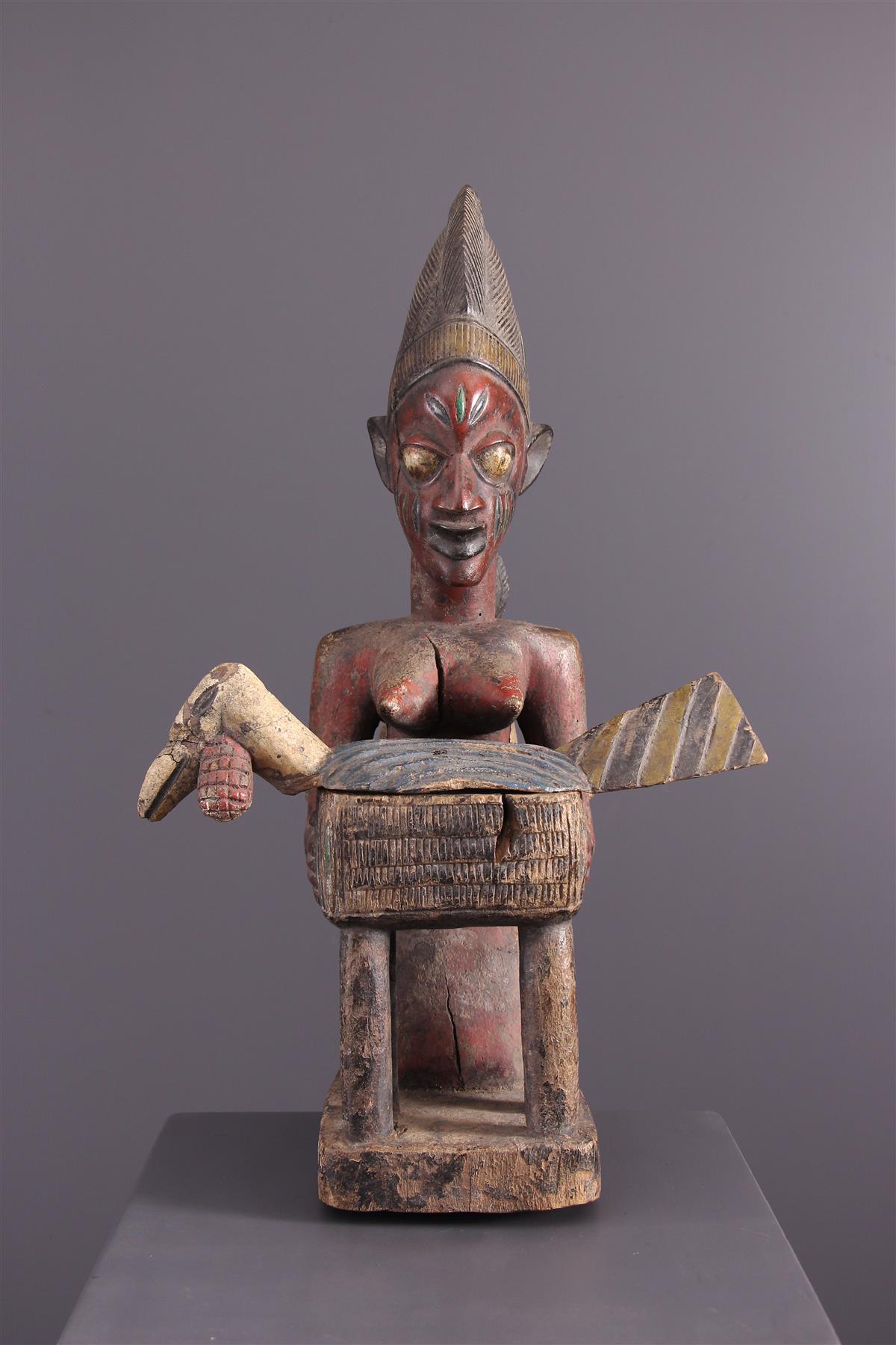 Yoruba Opferschale - Stammeskunst