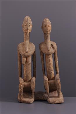 Stammeskunst - Figur eines Dogon-Paares